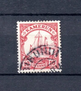 DP in Kamerun 1900 Freimarke 9 gebraucht Bibundi/Kamerun - Picture 1 of 2