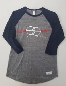SWAGG GENIUS Usa Made T-Shirt Men's Small S Gray Raglan Jersey Swag - Picture 1 of 12