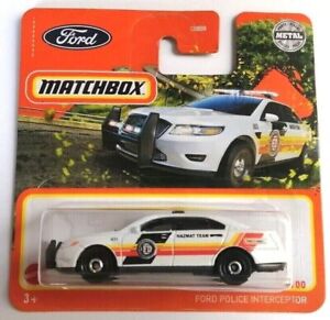 Matchbox Ford Policía Interceptor, Auto Modelo 1:64 42/100