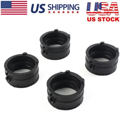 4pcs Carburetor Intake Manifold Boots Fit For Honda CBR900RR CBR900 1993-1999 US - Image 1 of 4