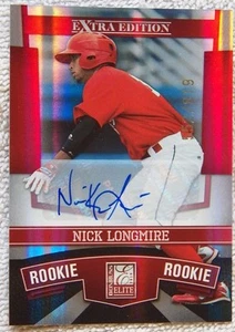 St. Louis Cardinals Nick Longmire 2010 Elite Extra Edition Auto Card #552/819 - Picture 1 of 1