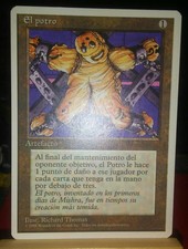 MTG 1× The Rack Rack El Potro Spanish Colorless Uncommon Artifact LP 4th Edition