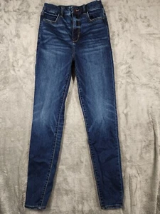 American Eagle Damen Jeans Gr. 0 Regular Curvy Super Hi Rise Jegging Stretch - Bild 1 von 17