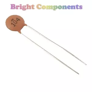 50 x 100nF / 0.1uF - Ceramic Disc Capacitor (104) - 25V - UK - 1st CLASS POST - Picture 1 of 1