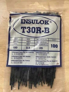HellermannTyton Kabelbinder T30R-B schwarz 3,5 mm x 150 mm (100er Pack) - Bild 1 von 1