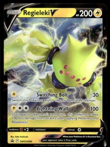 Pokemon TCG SWSH: Sword & Shield Promo Cards #SWSH280 Regieleki V NM - Picture 1 of 2
