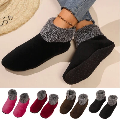 Womens Warm Socks Thicken Thermal Wool Cashmere Snow Winter Floor Sleeping Soc ~ - Image 1 of 4