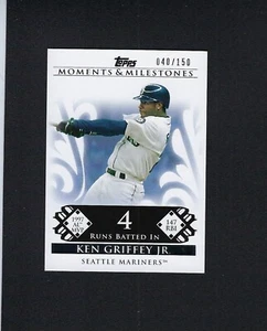 2008 Topps Moments & Milestones #33 KEN GRIFFEY Jr. #d 40/150 NRMT - Picture 1 of 2