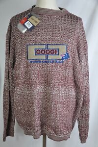 NWT Authentic COOGI Australia Down Under BLUE Pure Wool Knitted 3D Sweater XXL
