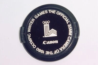 Canon 52mm 1980 Olympic Winter Games 35mm Camera Lens Cap - Image 1 of 3
