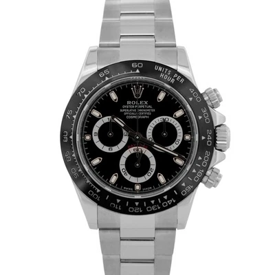 PAPELES Rolex Daytona Cosmograph Negro Cerámica Acero Inoxidable 40mm 116500 LN CAJA Foto 1 de 4