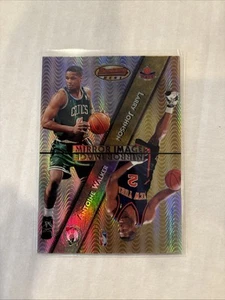 LARRY JOHNSON ANTOINE WALKER 1997-98 BOWMAN’S BEST MIRROR IMAGE REFRACTOR #MI10 - Picture 1 of 2