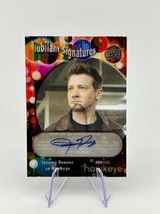 Upper Deck Marvel Studios Hawkeye - Jubilant Signatures /25 Jeremy Renner as Haw - Picture 1 of 10