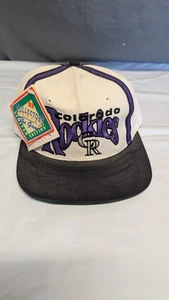 NWT Vintage Colorado Rockies Ball Cap - One Size Fits All - Picture 1 of 8