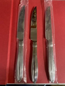 Reed & Barton JUBILEE Edelstahl 18/10 glänzend CHINA Silberbesteck 3 Messer - Bild 1 von 4