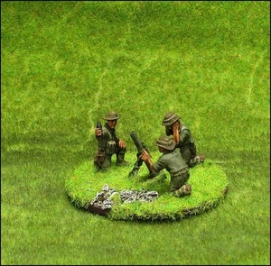 Painted! -  Australian Medium Mortar Team - 28mm WW2 - World War II  Bolt Action - Picture 1 of 4