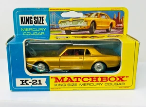 Vintage Matchbox SpeedKings K-21 King Size Mercury Cougar M682 - Picture 1 of 7
