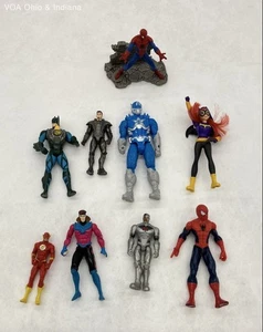 9 Pc Collection Of Marvel & DC Action Figures - Picture 1 of 12