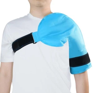 Shoulder Pain Relief Hot Cold Compress Wrap Reusable Compression Brace for - Picture 1 of 18