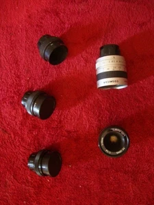4 Tamron 16mm 16/1.6 TV Camera  Lens 1 Cosmicar Television Lens 8.5mm 1:15 - Picture 1 of 8