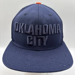 Oklahoma City Thunder Adidas Team Nation Hombre Azul Marino Billete Plano SnapBack Sombrero - Imagen 1 de 8