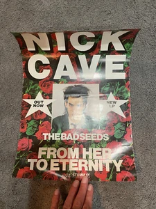 Vintage OG 1984 Nick Cave From Her To Eternity Promo Poster 16.5" x 12" Rolled - Picture 1 of 1
