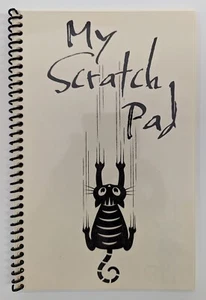 Cat Scratch Pad Note Books 50 pages 5 different cats Coil bound Premium 70# text - Picture 1 of 7