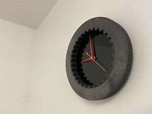 Limited Edition Genuine Formula 1 Brake Disc Wall Mount Clock (Carbon Fibre F1)