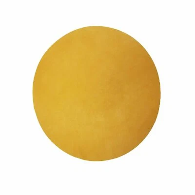 Círculo de cuero de vaca tostado vegetal de 14" de diámetro genuino de 3,8/4,0 mm con 40 tachuelas Foto 1 de 2