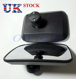 2x Wide Angle Mirrors Blind Spot E6 marked fit Caravan Camper Bus Truck Recovery - Picture 1 of 7