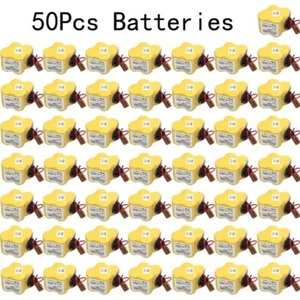 50Pcs BR-2/3AGCT4A 6V PLC Battery For FANUC A98L-0031-0025 CNC Machine with Plug - Picture 1 of 4