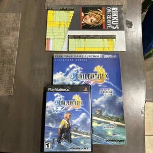 Final Fantasy X/10 - PS2 Game & Strategy Guide Complete & Grid/potion Chart - Picture 1 of 3