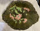Antique 1755 Imperial Bonn Germany Astra Ceramic Serving Bowl Green Pink Floral