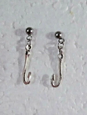 Fishing Lure Stainless Steel Stud Earrings - Image 1 of 2