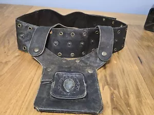 Happy Cow Australian Leather Hip Bag W/ Add'l Shoulder Strap Adjustable RARE - Picture 1 of 22