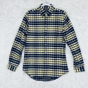 Ralph Lauren Polo Shirt Boys Youth Sz S/P Button Up Long Sleeve Blue Plaid  - Picture 1 of 8