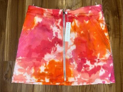 Minifalda Trina Turk Harvest 2 tinte cremalleras completas talla 6 nueva precio de venta sugerido por el fabricante 208 $ Foto 1 de 4