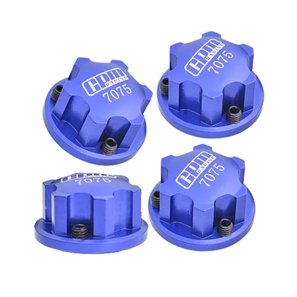 GPM Racing Aluminum 7075 Wheel Lock 17mm Blue for Arrma 1/8 Kraton/Outcast - Image 1 of 1