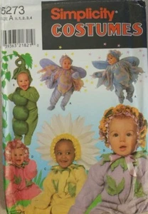 Simplicity Schnittmuster 8273 Baby Kleinkind Kostüme Erbsen Blumenfee Gr. 1/2-4 - Bild 1 von 2