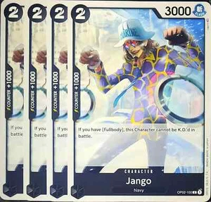 One Piece TCG: Jango OP02-100 C x4 Playset NM Paramount War English NM - Picture 1 of 1