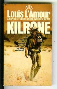 KILRONE by Louis L'Amour, rare US Bantam 1st printing pulp western vintage pb - Bild 1 von 1