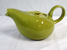 Russel Wright Steubenville Teapot Chartreuse Mid Century Modern Vintage