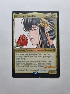 GAVI NEST WARDEN YOR SPY X FAMILY MAGIC ALTERED ART HAND PAINT DEMIAN SOLIS - Picture 1 of 12