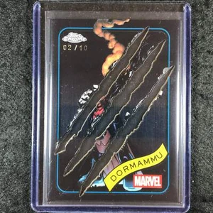 2025 Topps Cromo Marvel DORMAMMU Wolverine Adamantium Garra Cromo Negro 2/10 - Imagen 1 de 1