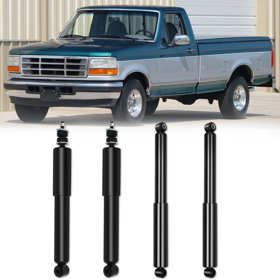 Juego completo de 4 amortiguadores delanteros traseros para Ford F-150 1985-1996 tracción trasera Foto 1 de 4