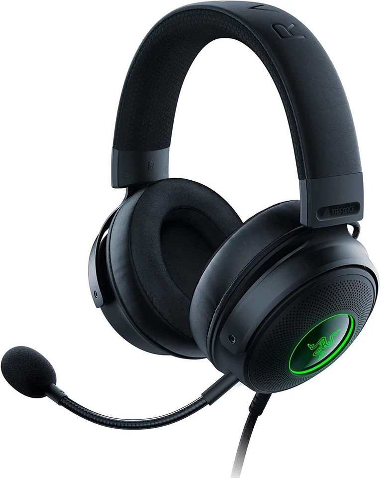 Razer Kraken V3 Gaming Headset Virtual 7.1 Surround USB RGB for PC Mac PS Black - Bild 1 von 4