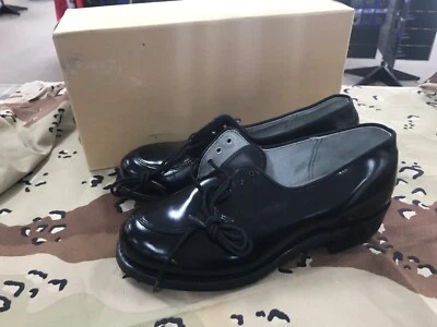 Zapatos de vestir militares vintage de Estados Unidos OXFORD de cuero negro talla 4C para mujer Foto 1 de 4