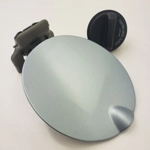 2008 Mazda Tribute Fuel Gas Door Cover Light Blue with Teathered Cap and Screws - Picture 1 of 3