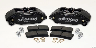 Kit de pinzas y almohadillas delanteras Wilwood DPHA negras para Honda/Acura con rotor OE de 262 mm Foto 1 de 4