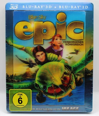 NEU Epic Limited Edition 3D + 2D Lenticular Blu-ray Steelbook deutsch - Bild 1 von 2